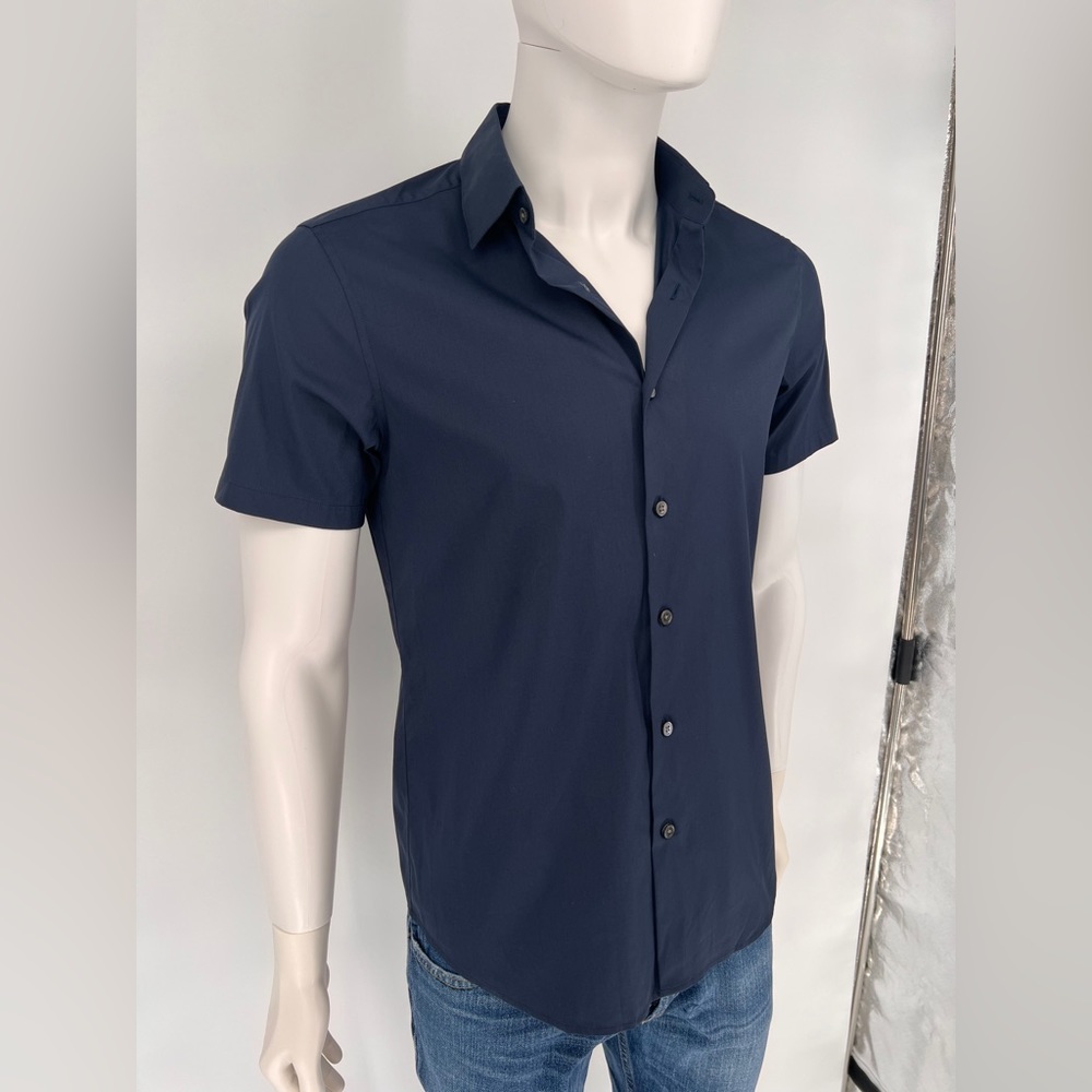 NWT Theory Sylvain Short Sleeve Shirt - Picture 7 of 14